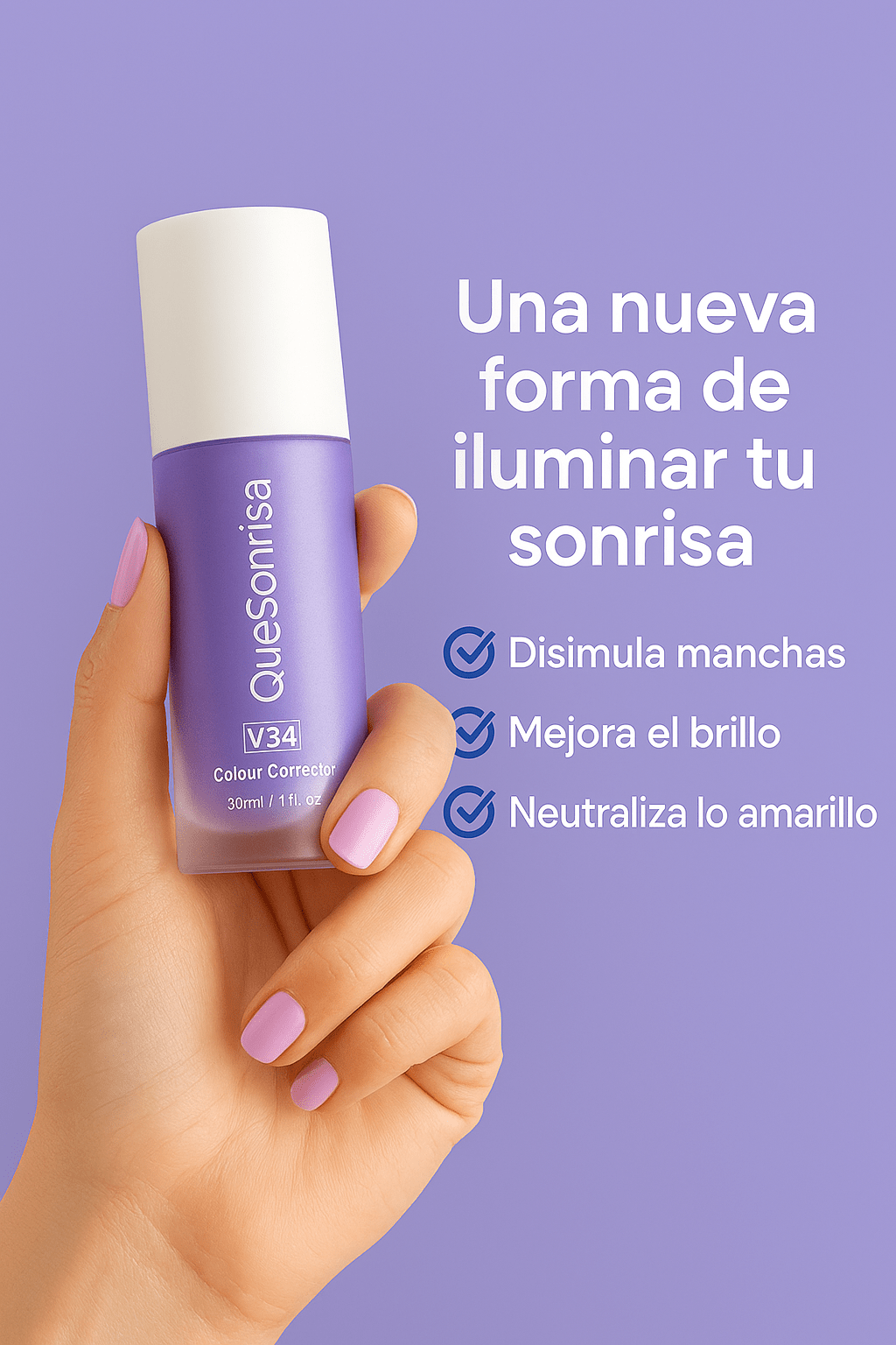 Corrector de color V34 - QueSonrisa